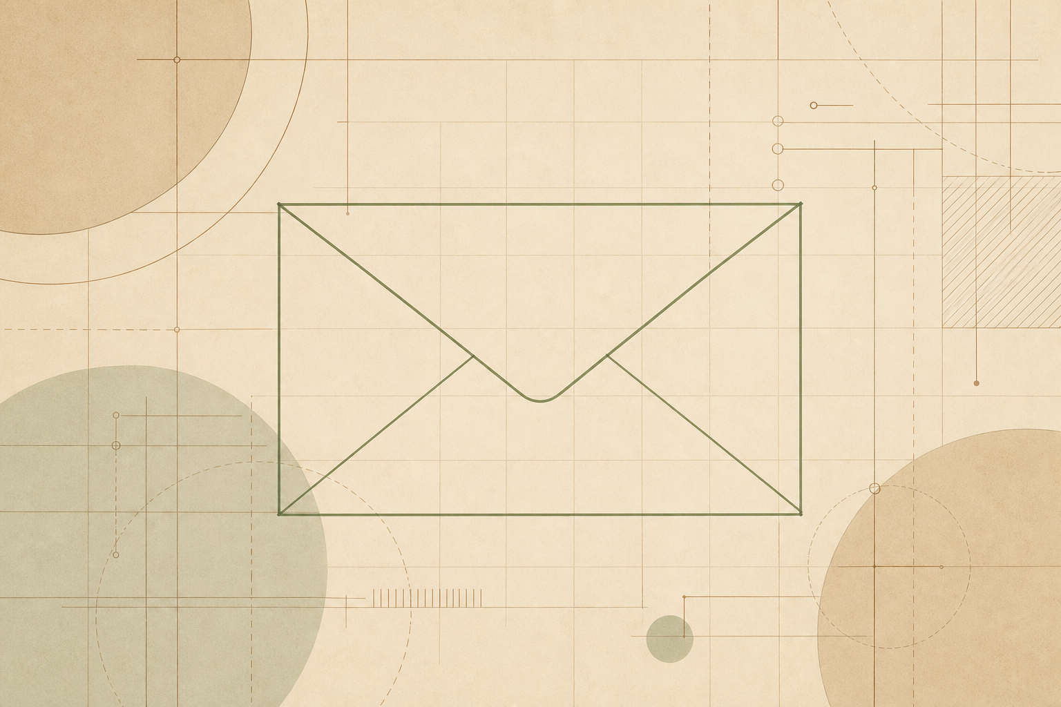 Abstract contact page illustration