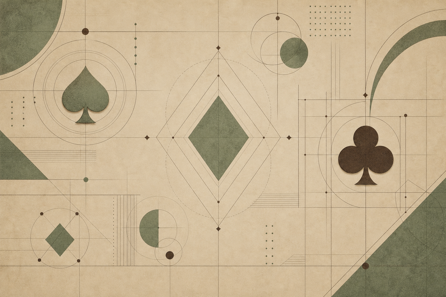 Decorative accent image with engineered grid pattern